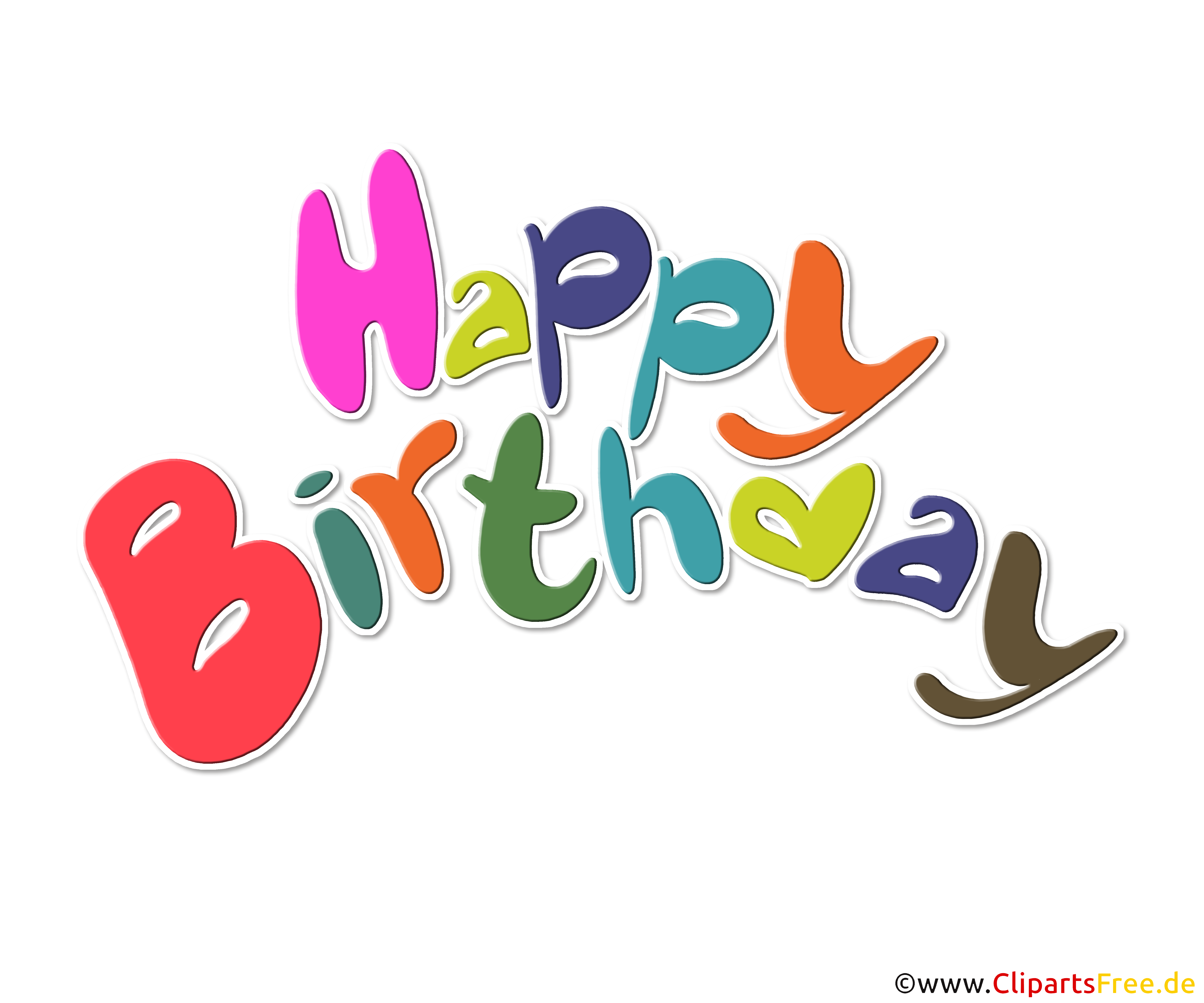 カラフルな文字お誕生日おめでとう無料印刷 カラフルな文字お誕生日おめでとう無料印刷