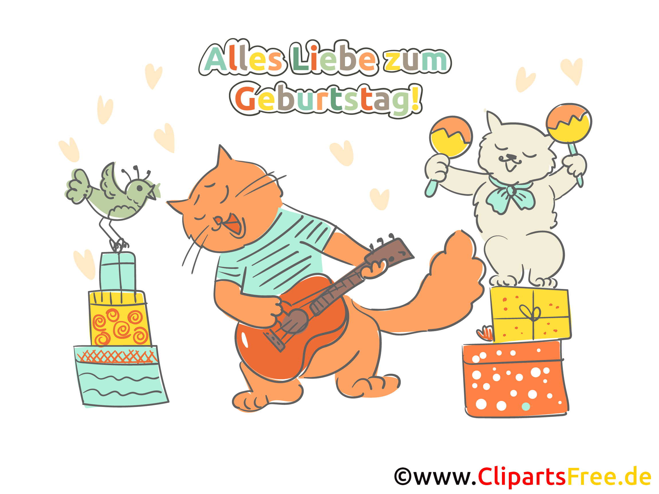 Elektronische Grusskarte zum Geburtstag kostenlos verschicken