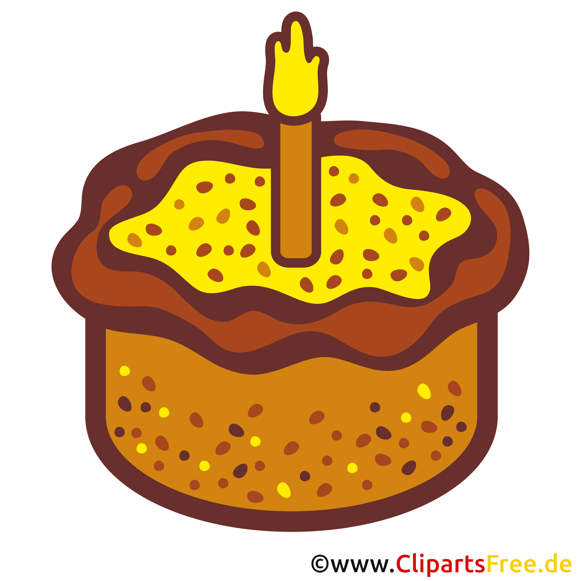 無料クリップアートbirthday Cake Free