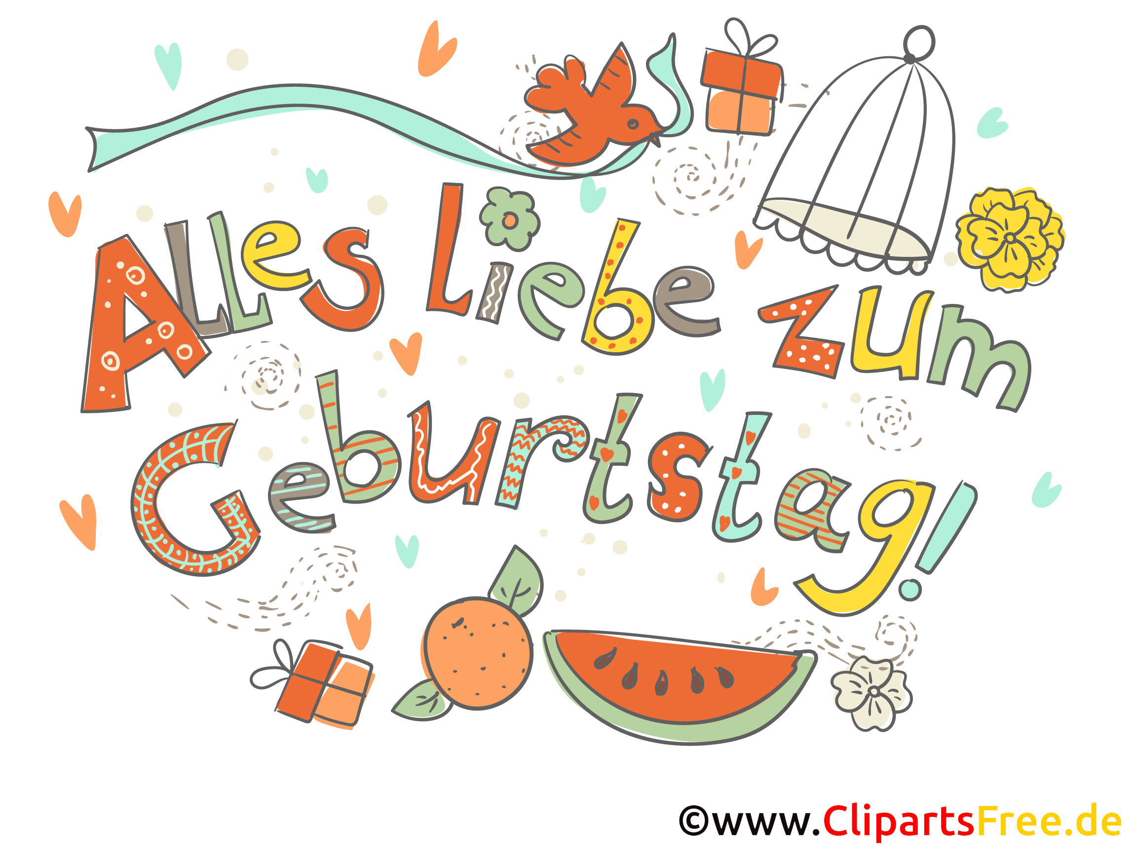 Lustige Glueckwuensche zum Geburtstag