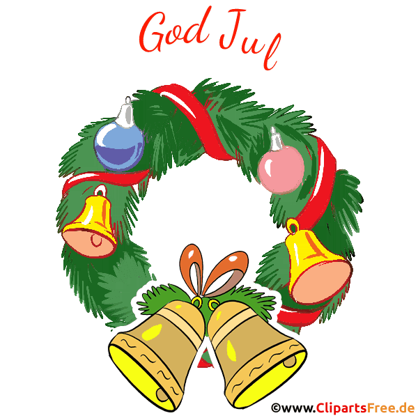 Weihnachten auf Norwegisch Clipart, Gif, Animation