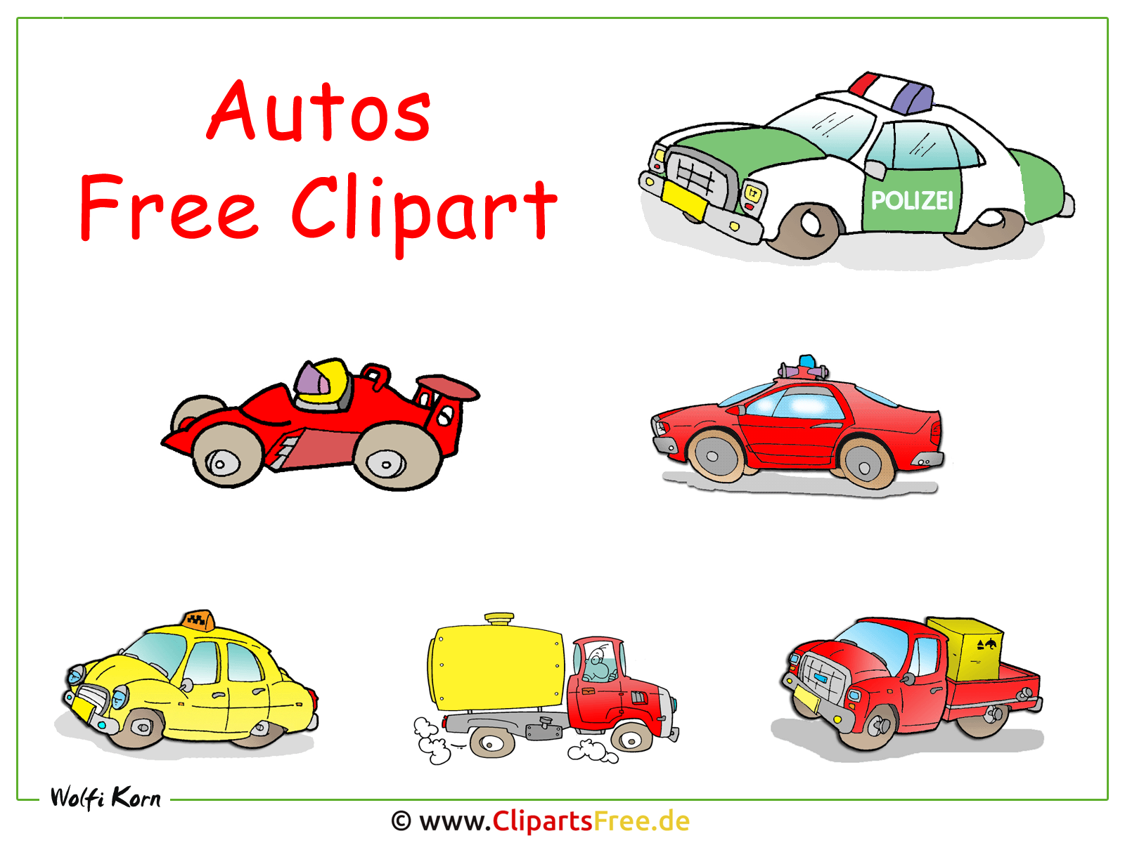 Clipart auto kostenlos