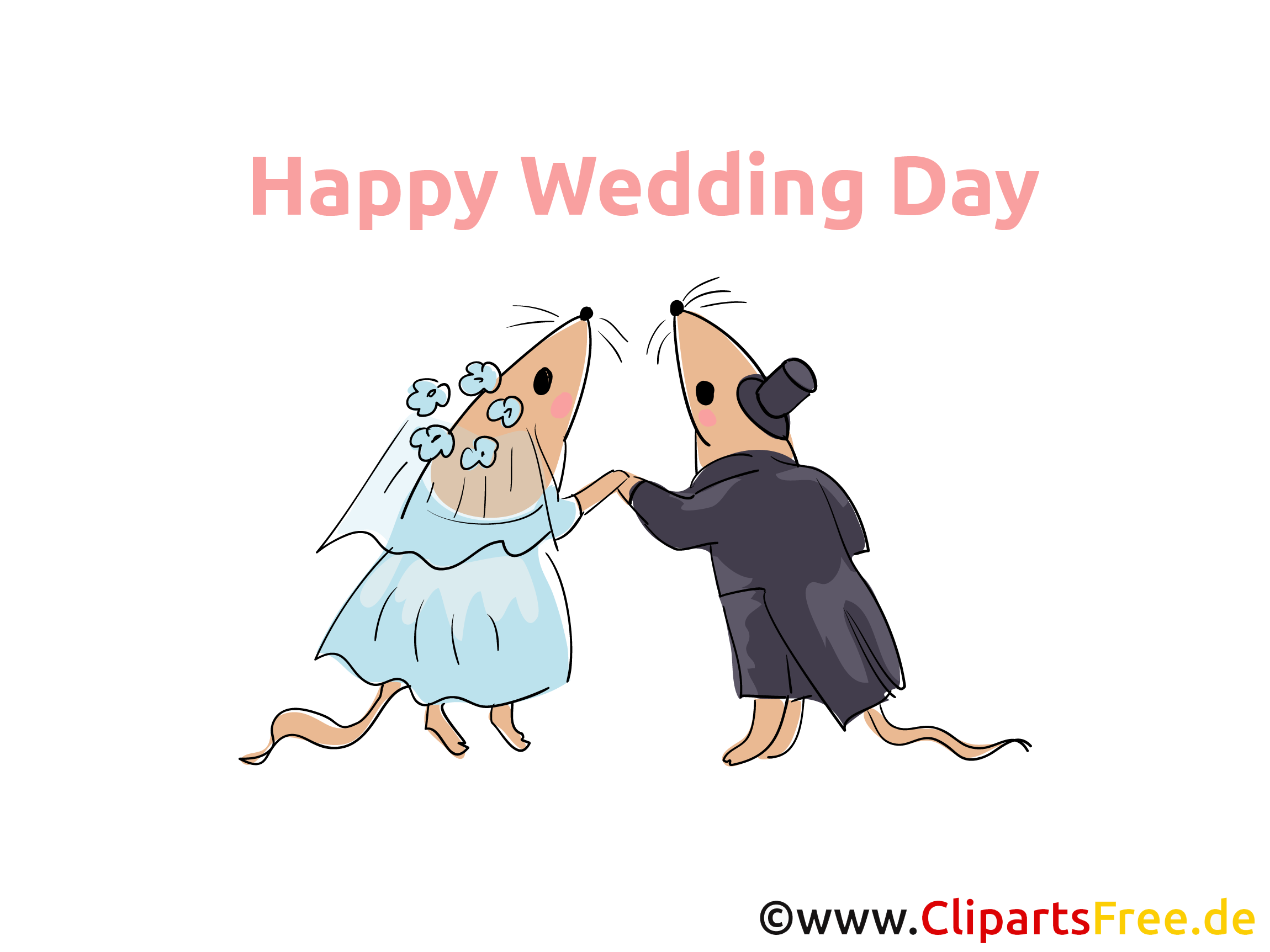Happy Wedding Clip Art無料でダウンロード