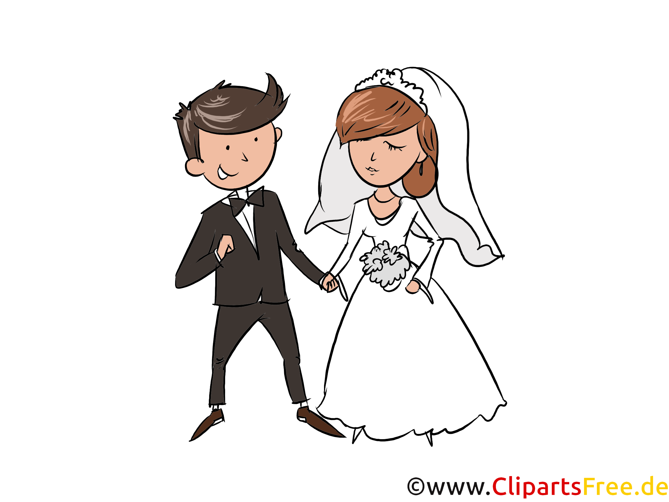 Wedding Couple Clipart For Free