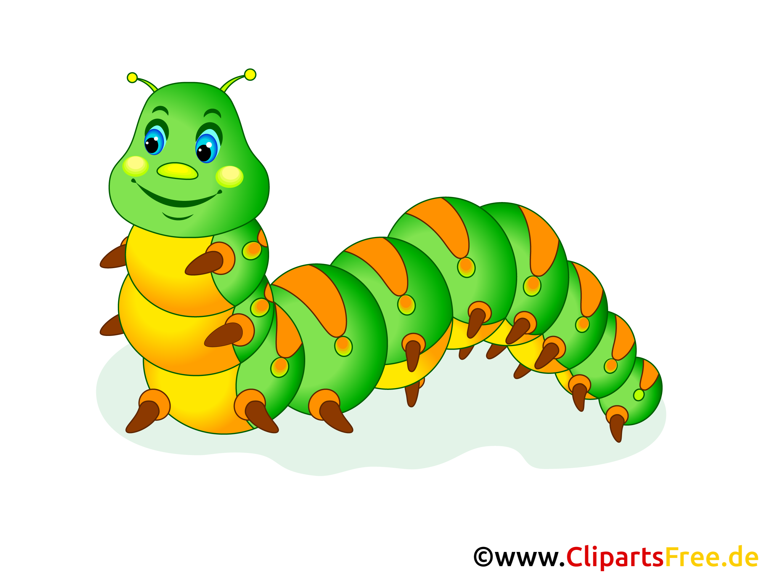 Raupe Bild, Clip Art, Illustration, Grafik gratis
