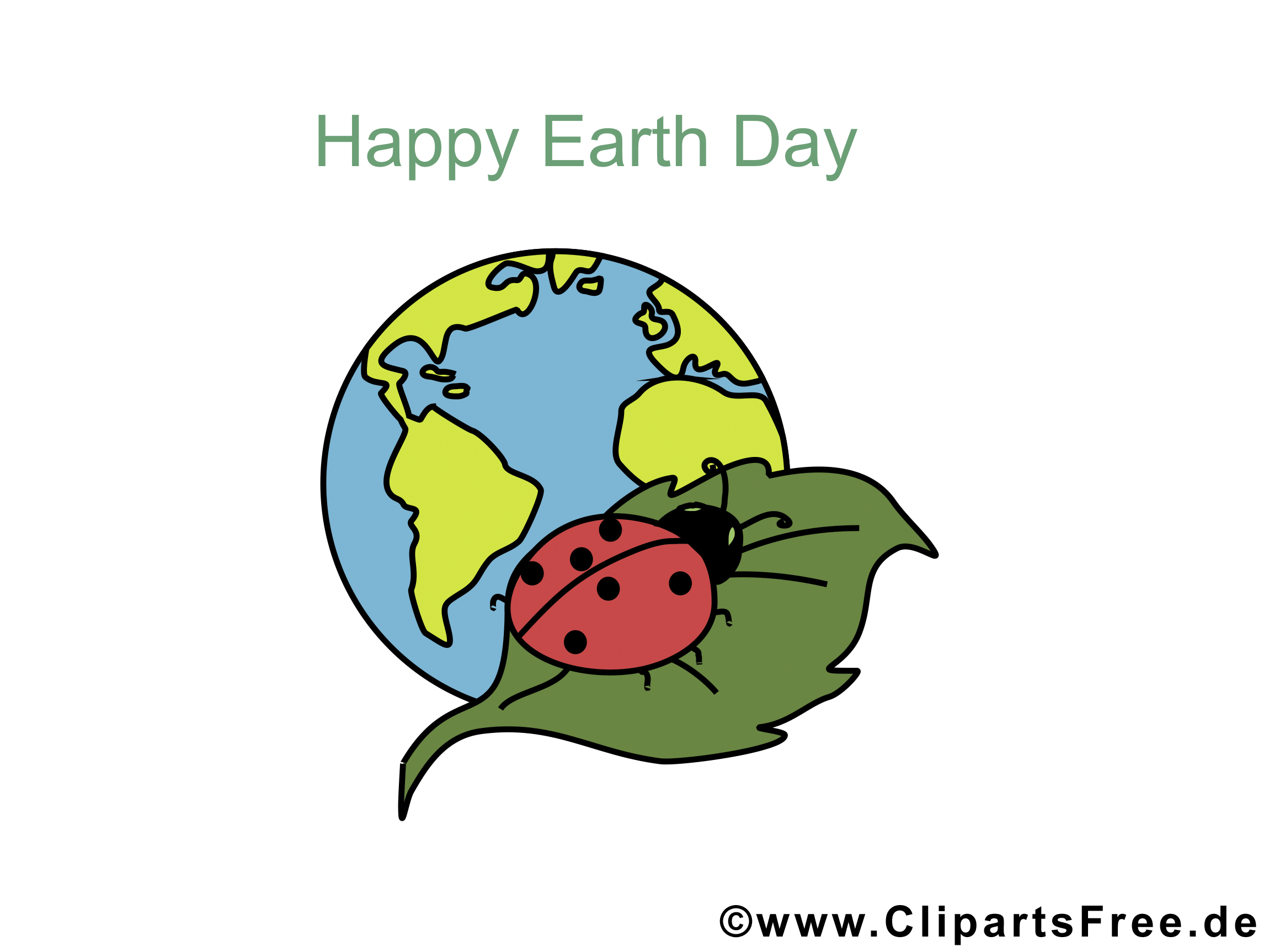 Greeting card for free for Earth Day