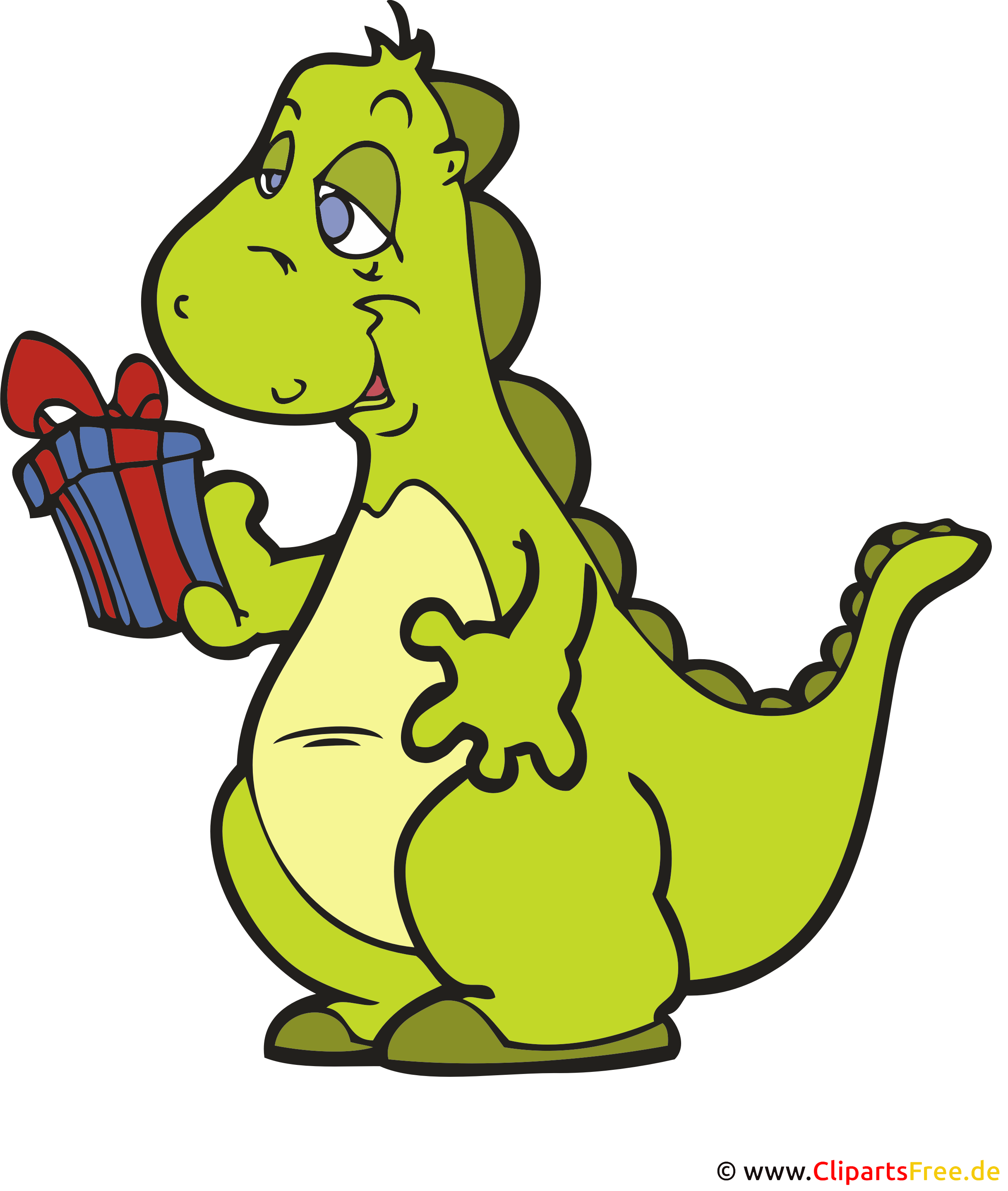 Dinosaurier Clipart, Bild, Cartoon, Illustration