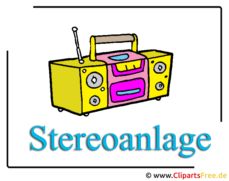 Hi-Fi Anlage Bild-Clipart