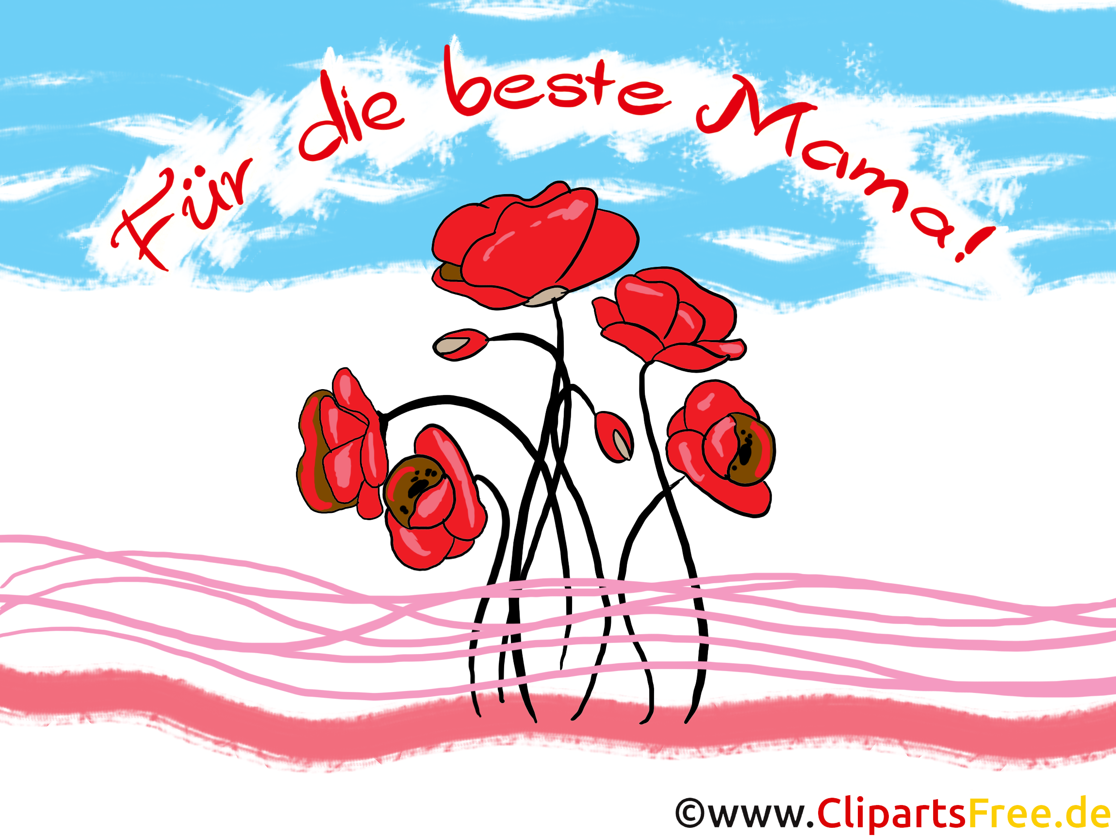 Blumen F 252 R Mama Zum Muttertag