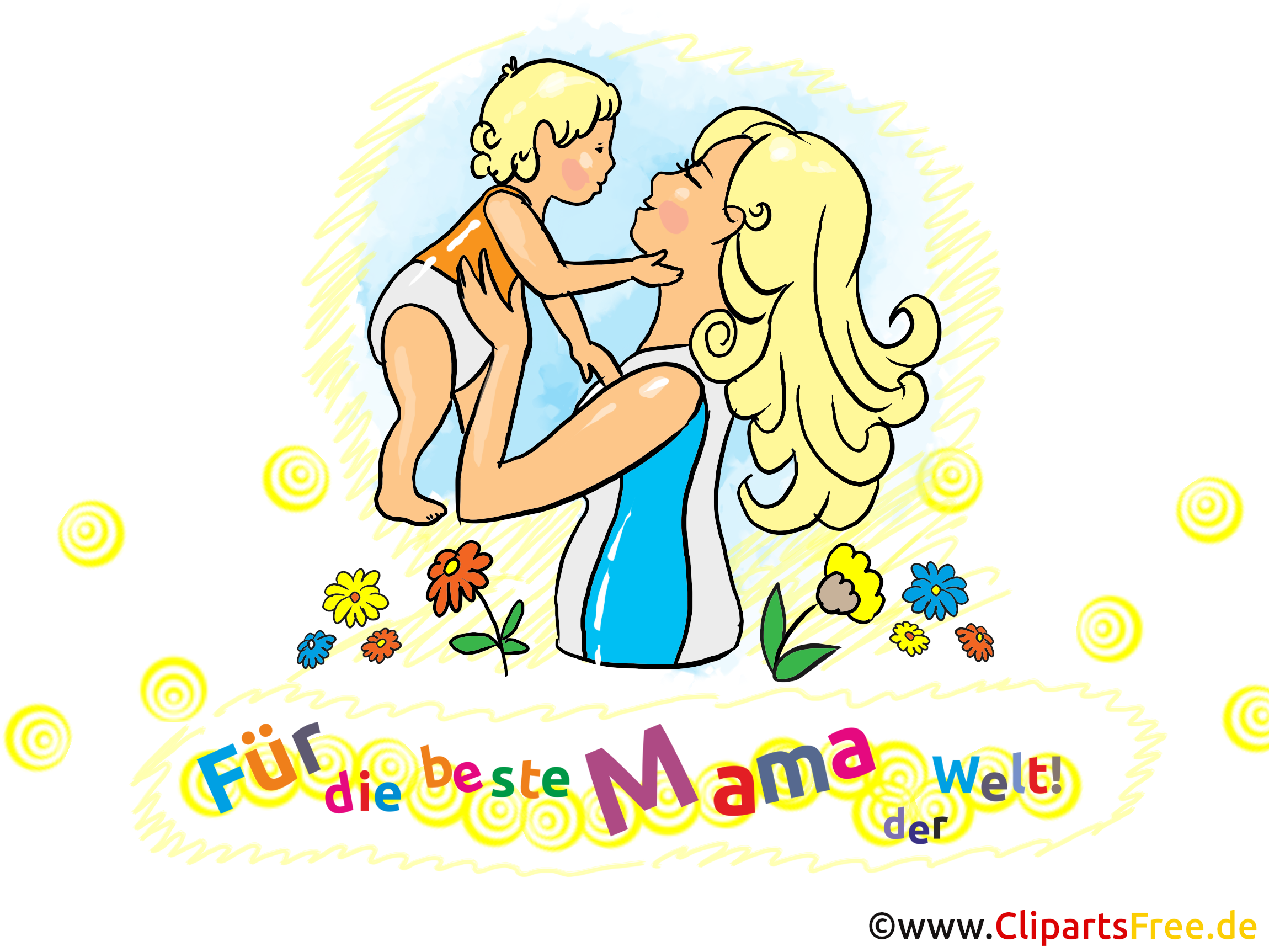 Muttertag Clipart Word Kostenlose Grußkarten zum Muttertag Office