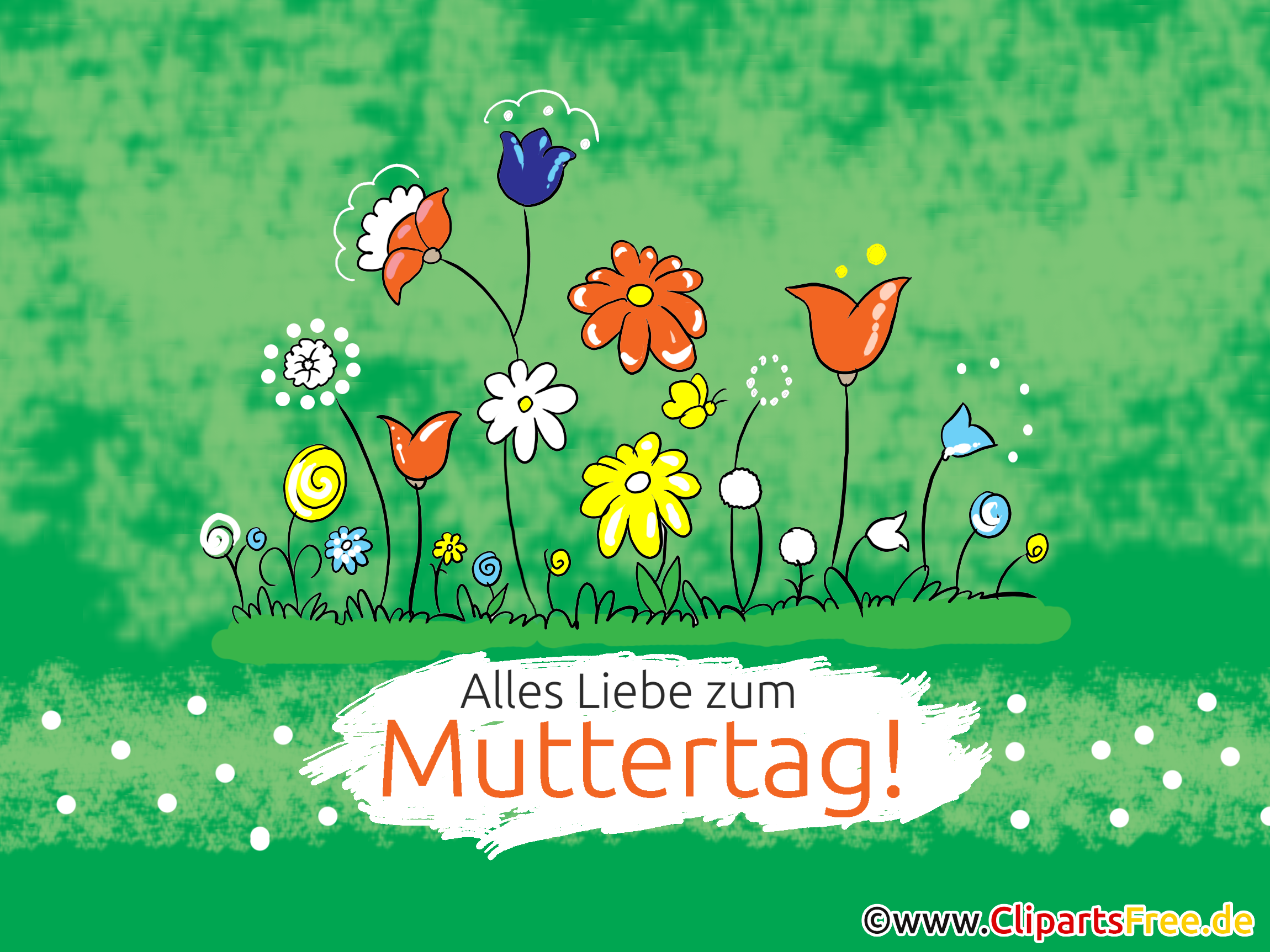 Mothers day greetings in German language