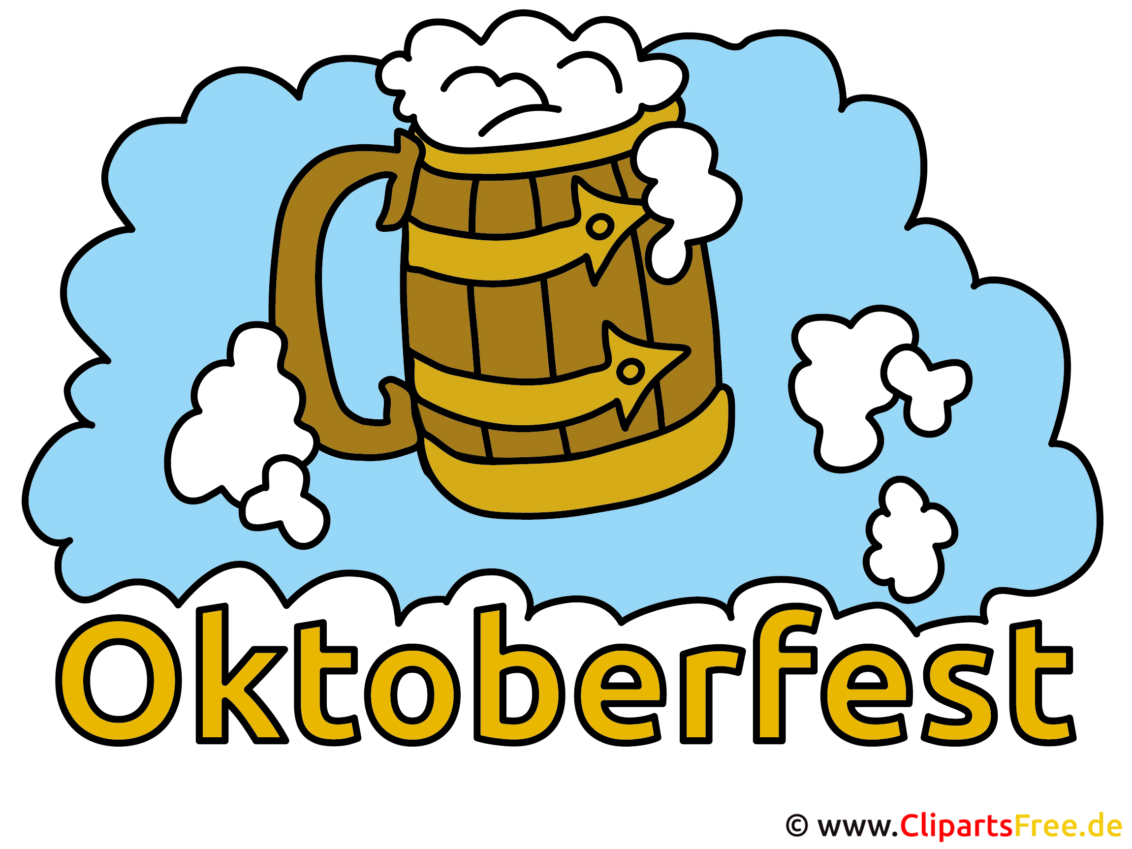 Bierkrug Clipart Bild