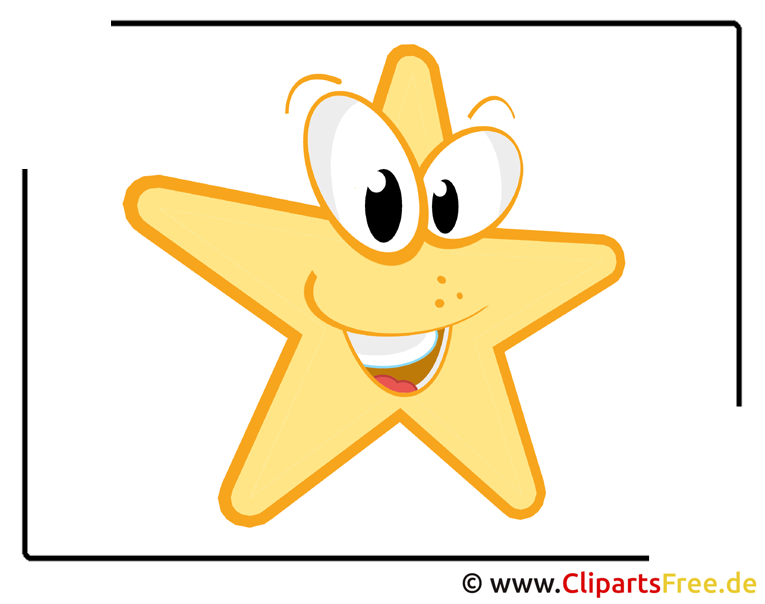 Star Clipart free - Cartoon Stern