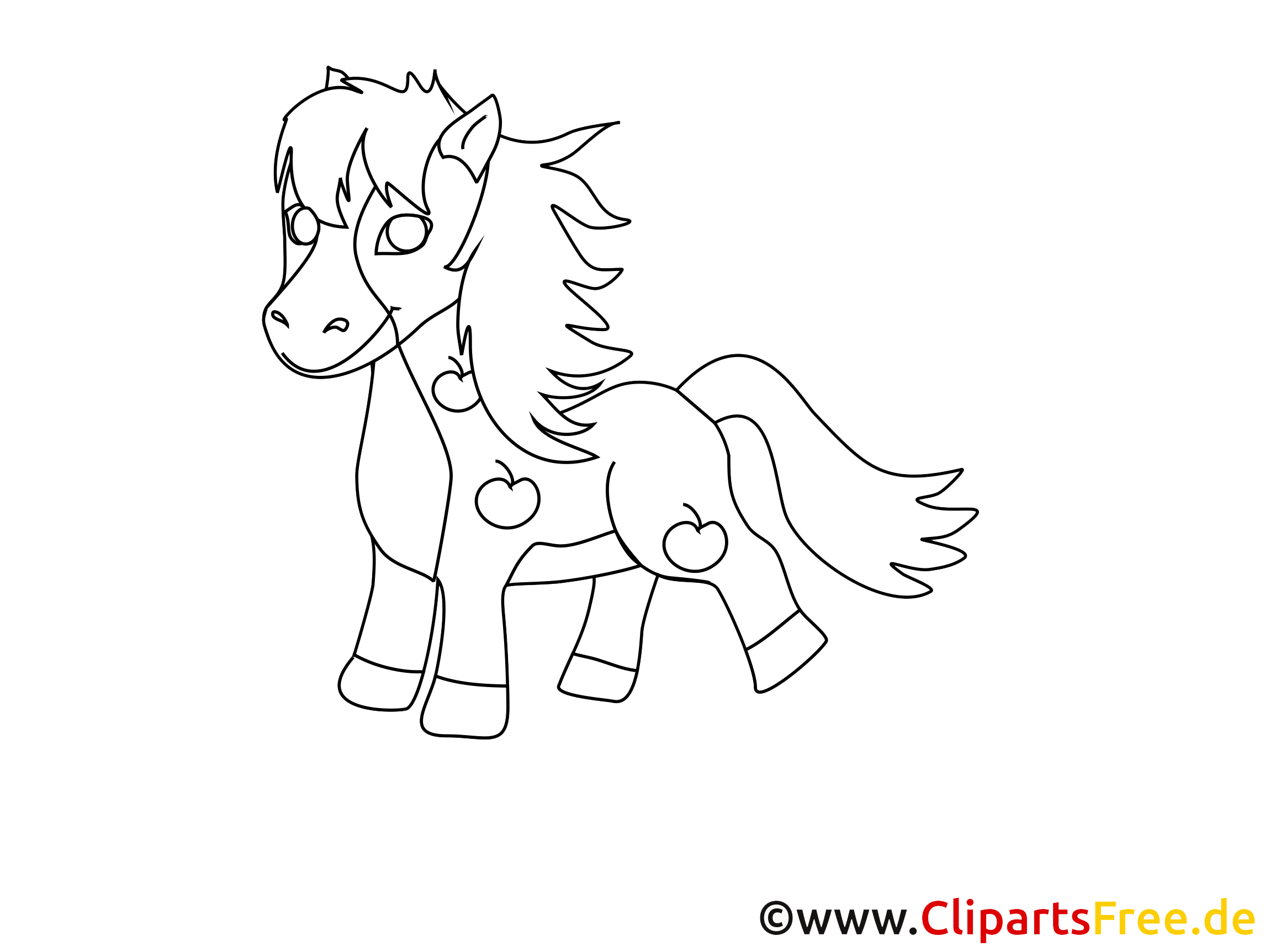 Pferd Zeichnung Zum Ausdrucken