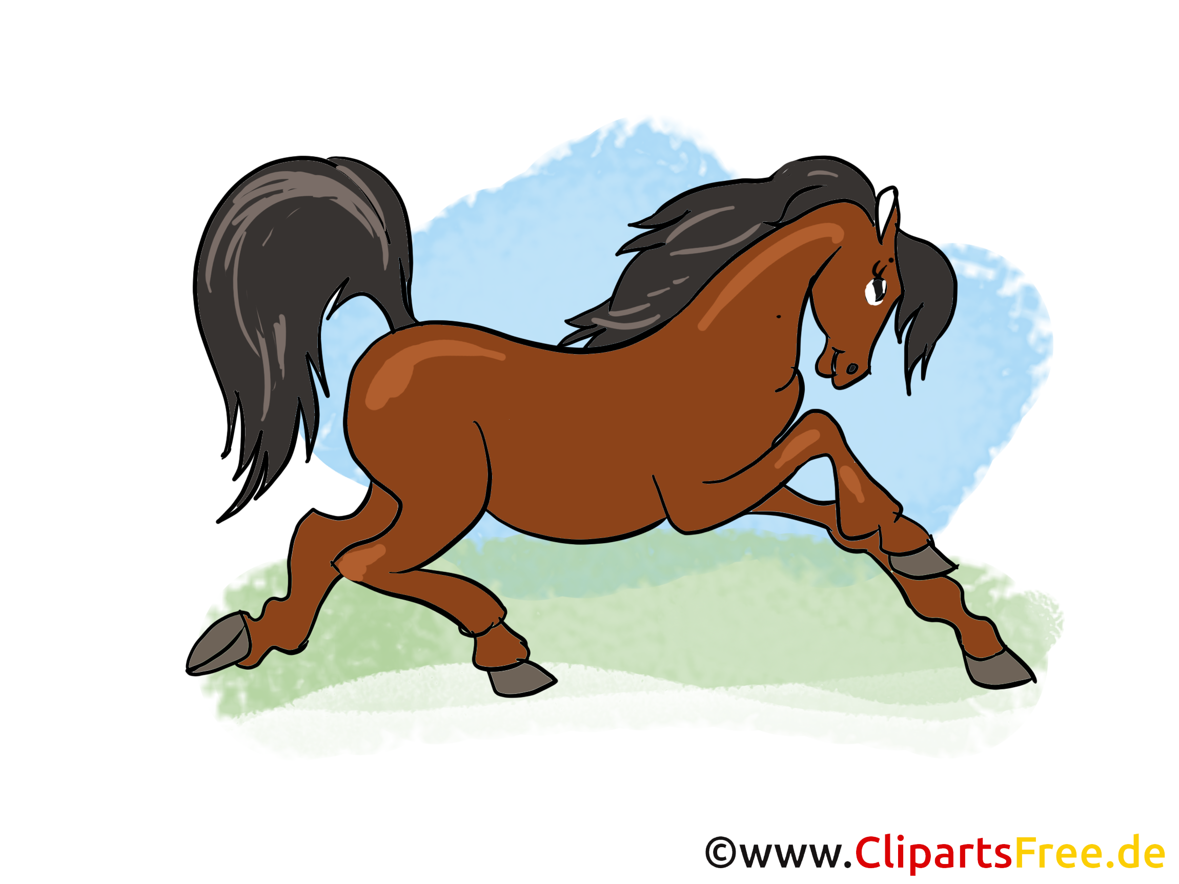 Running Horse Clipart, Pic, Image