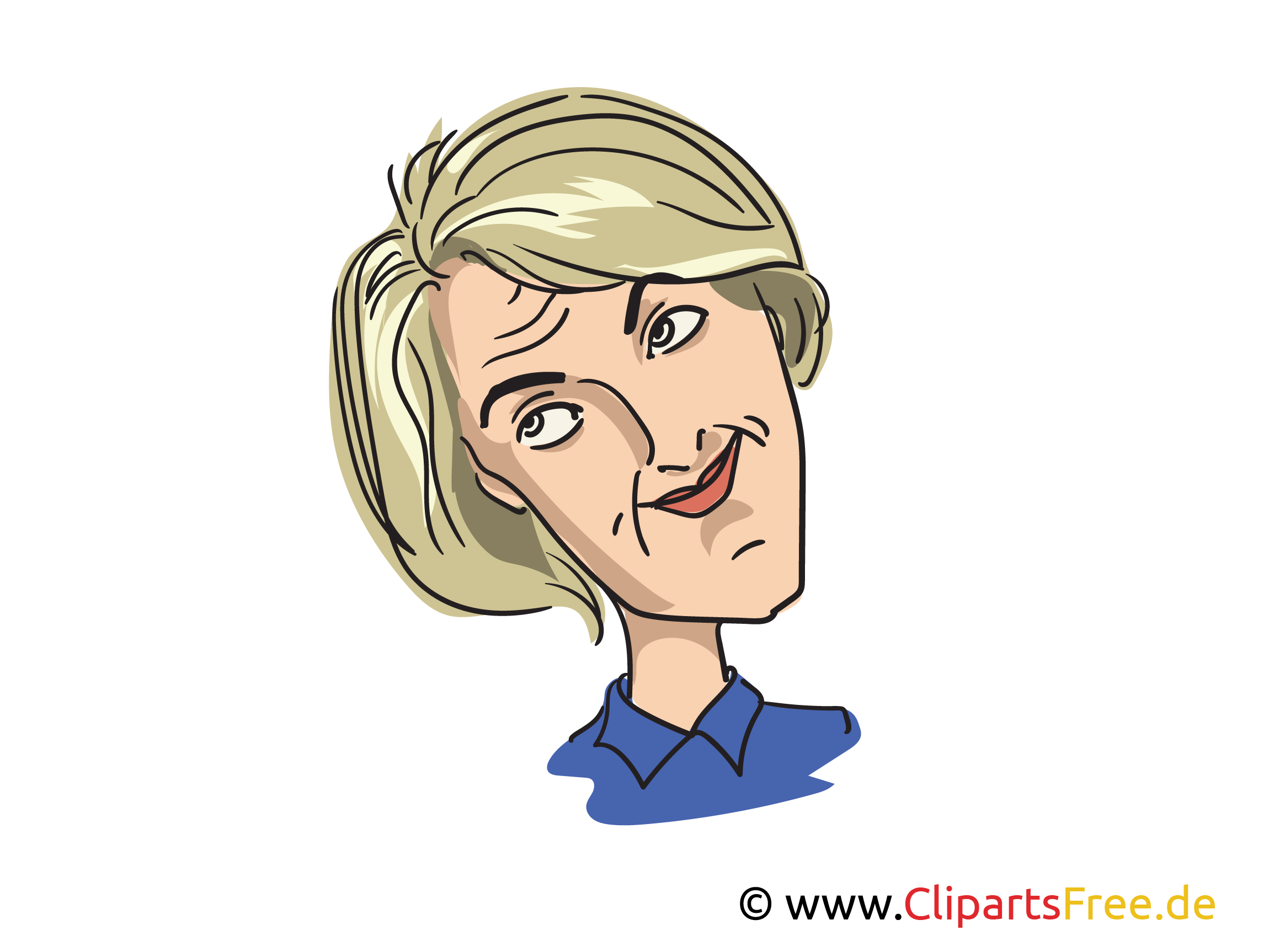 Ursula von der Leyen Karikatur, Bild, Illustration, Comic