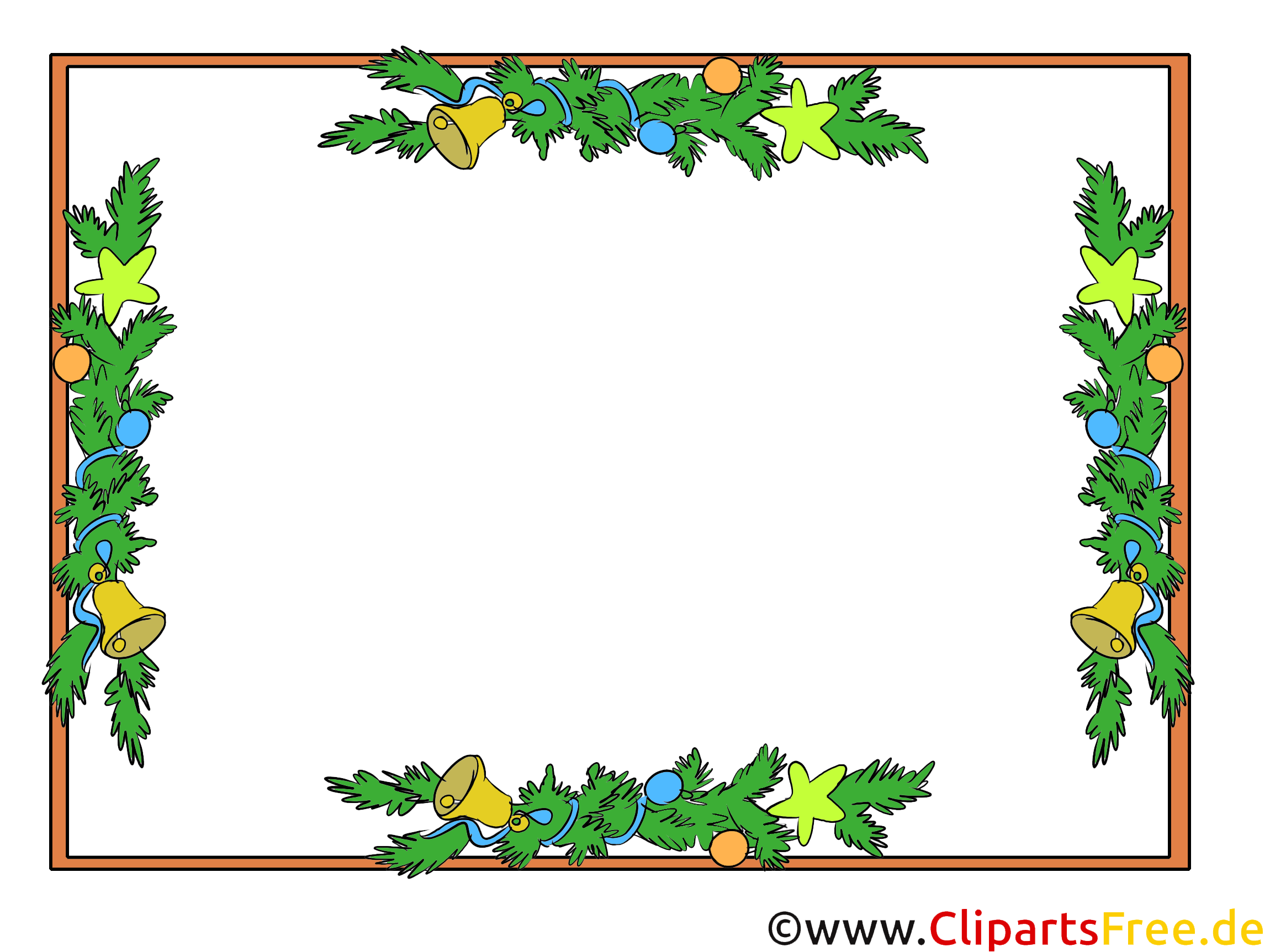 Clipart Christmas Frame For Free