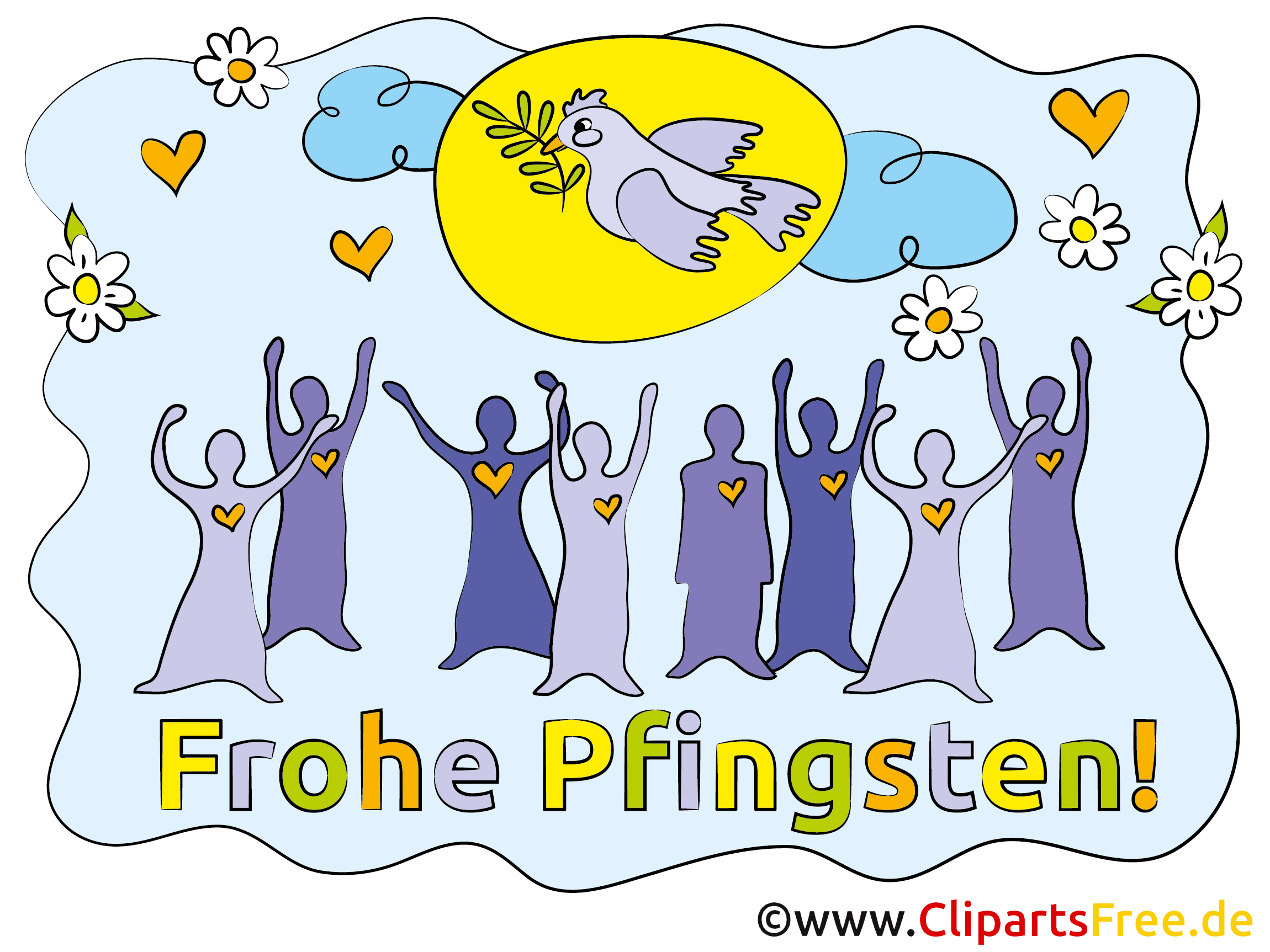Frohe pfingsten картинки