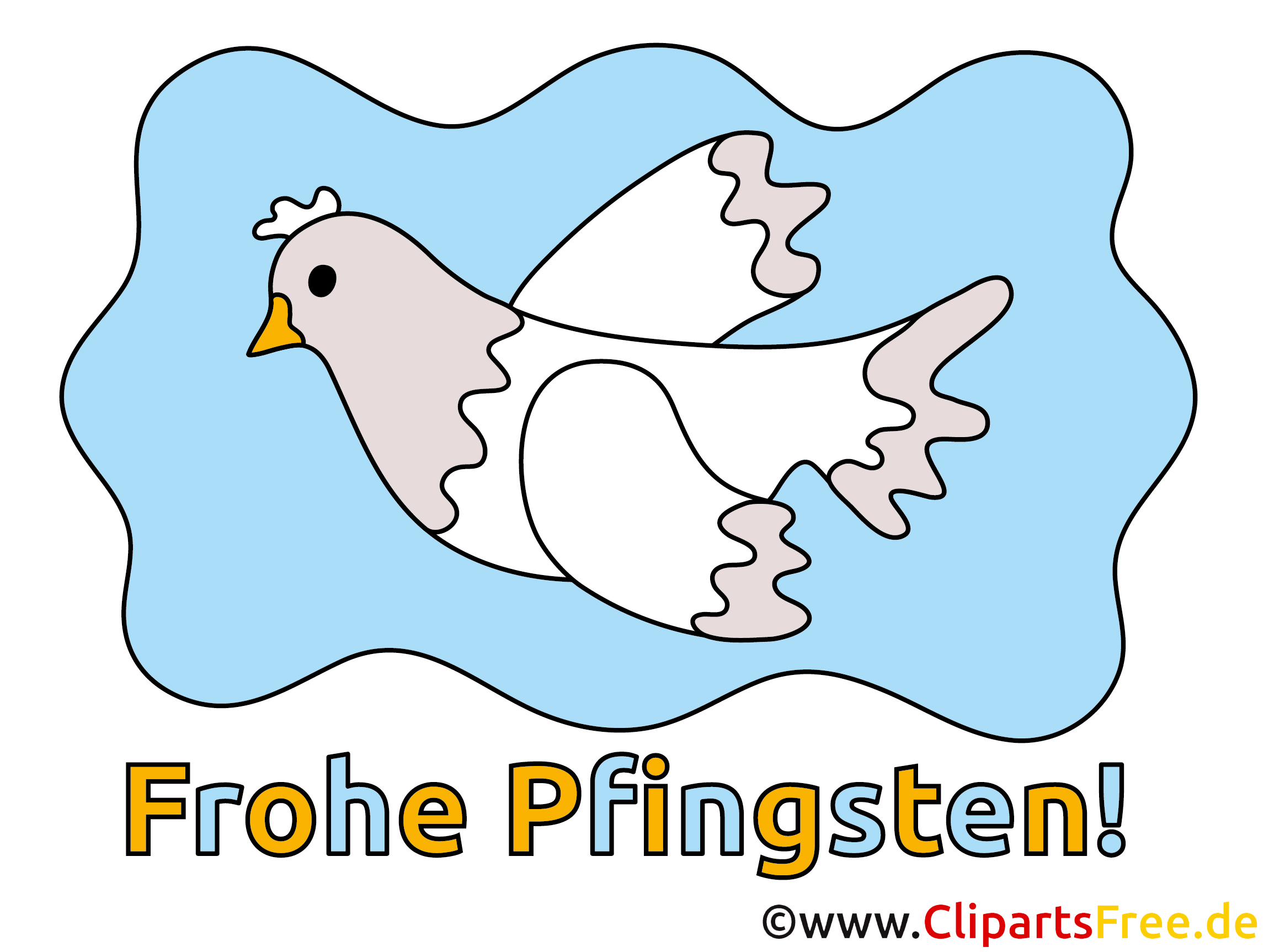 ペンテコステで無料クリップアート鳩 ペンテコステで無料クリップアート鳩