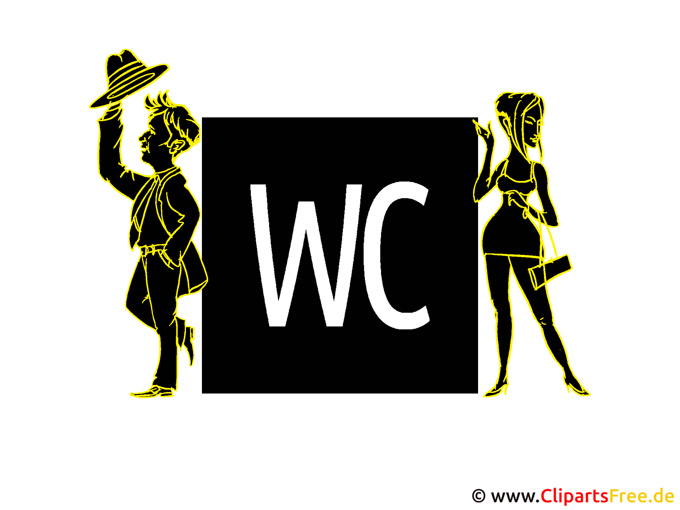 Wc Schilder Zum Ausdrucken Kostenlos : Schild selbst drucken: WC frei