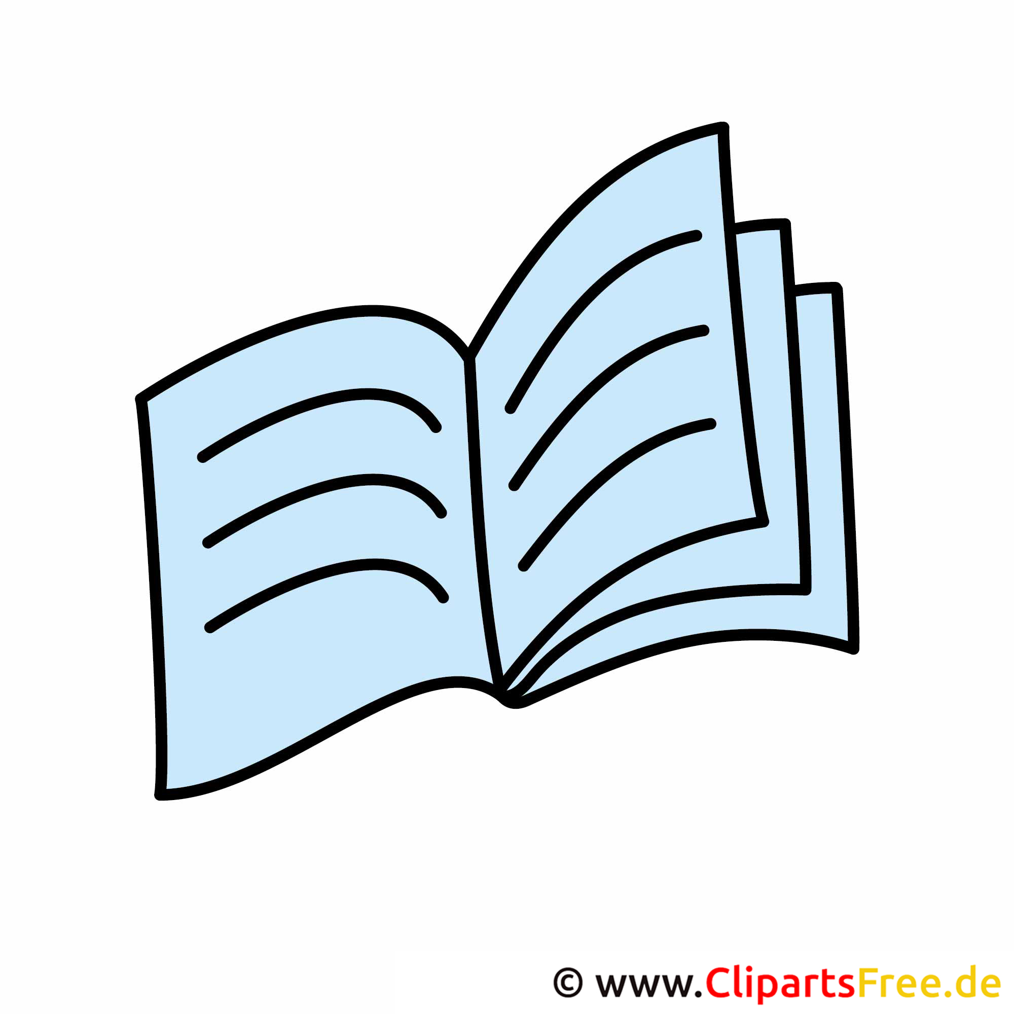  Buch  Cliparts kostenlos