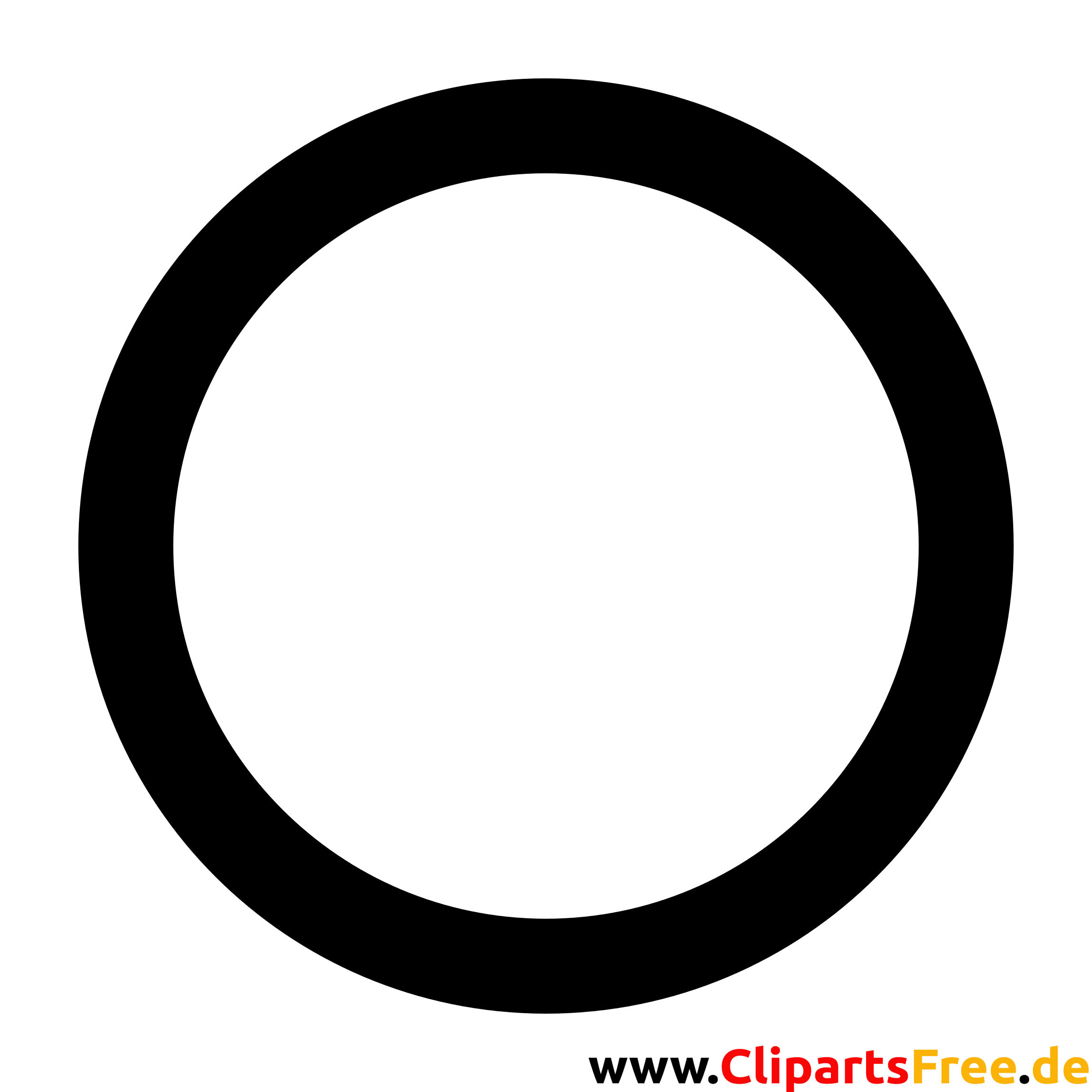 Cercle clipart, image, graphique, illustration noir et blanc