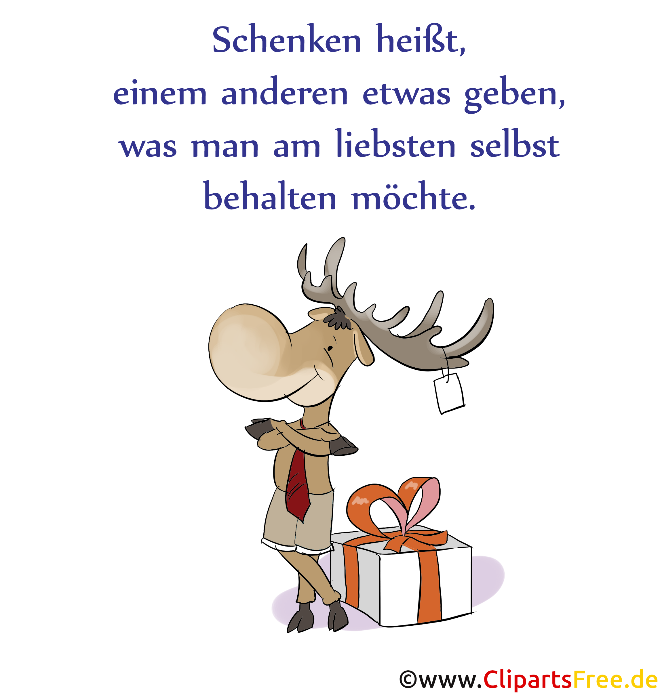 Zitate und Sprüche zum Thema Schenken, Geschenk