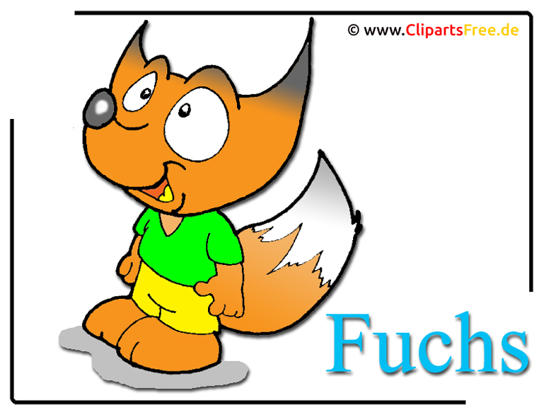 Fuchs Cartoon Clipart Free