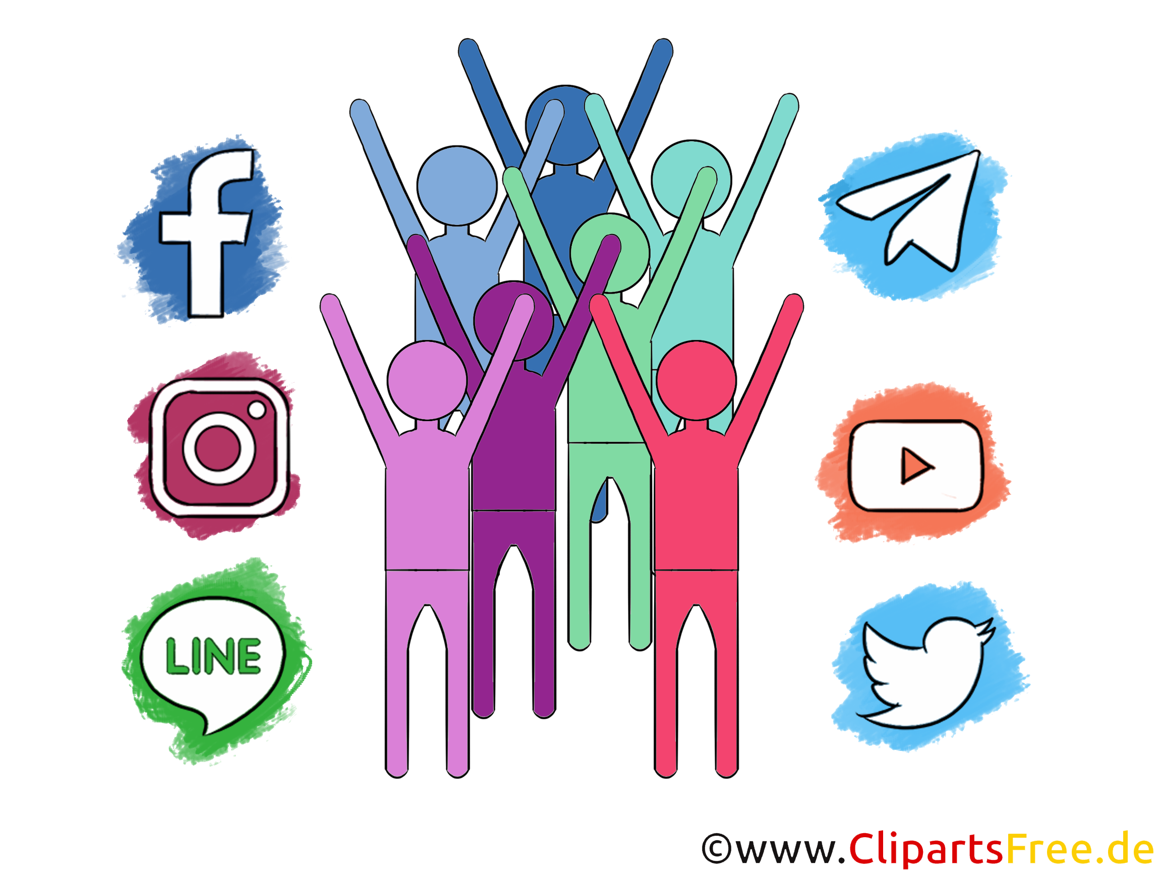 Clipart Sociale Netwerken Gratis clipart-sociale-netwerken-gratis