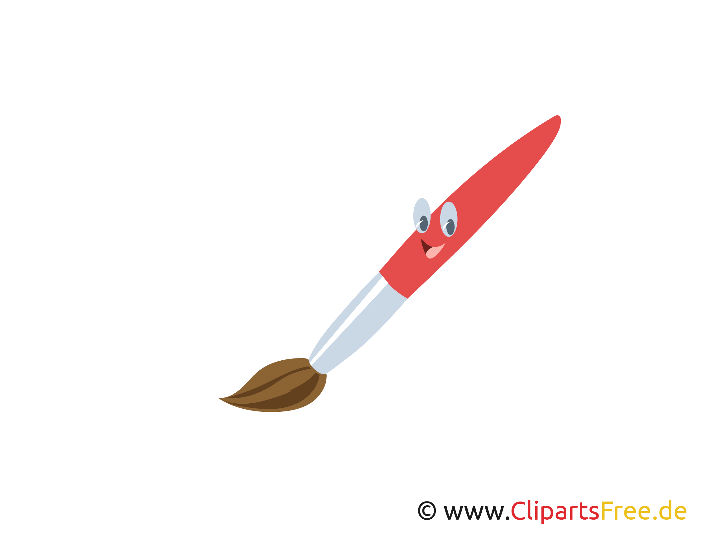 Pinsel Malen Malunterricht In Der Schule Clipart Bilder Grafiken