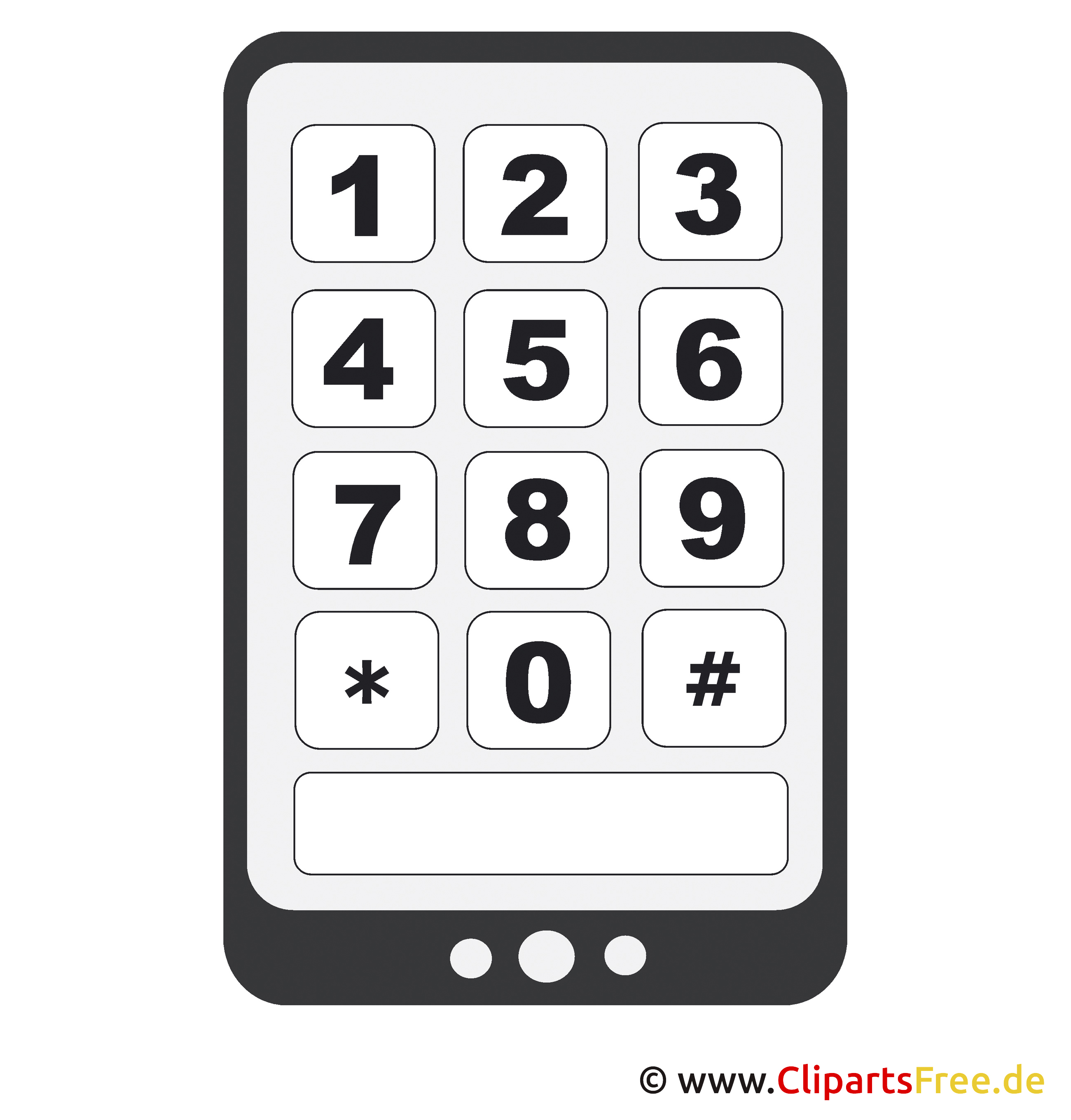 Smartphone Bild - Clipart Vektor download
