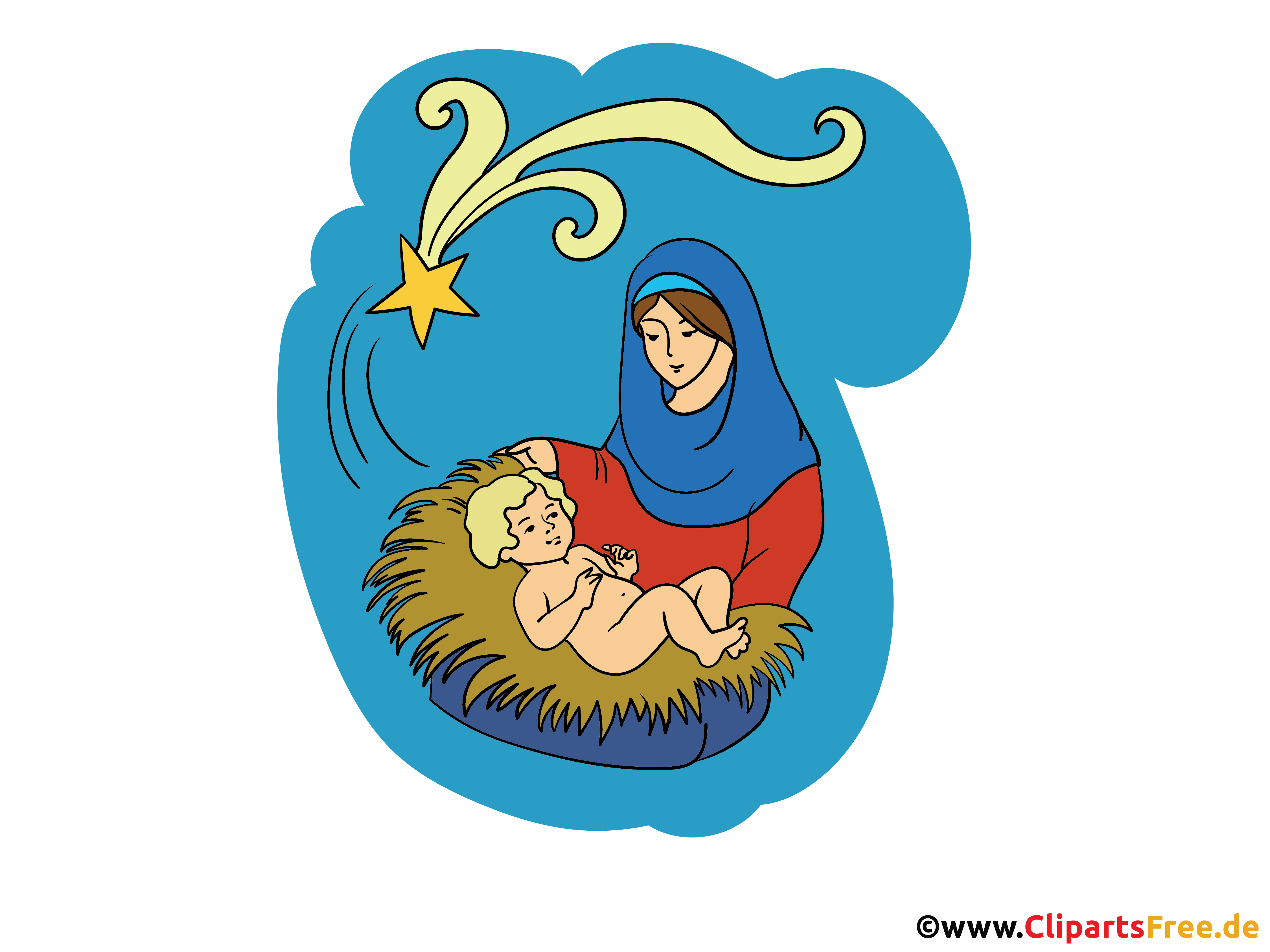Christkind Illustration, Bild, PNG Clipart zu Weihnachten