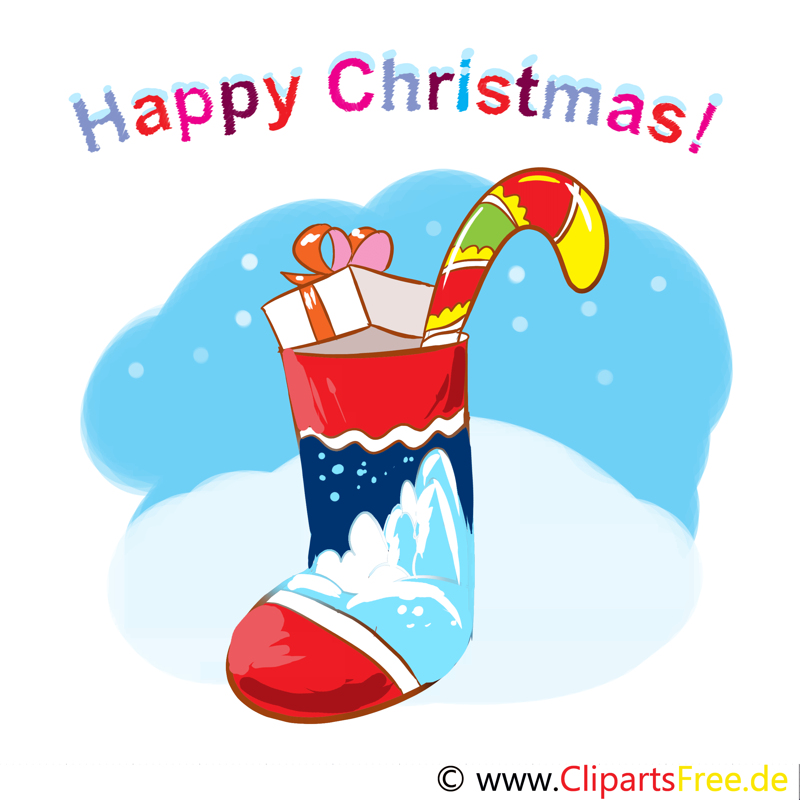 Happy Christmas e Card free