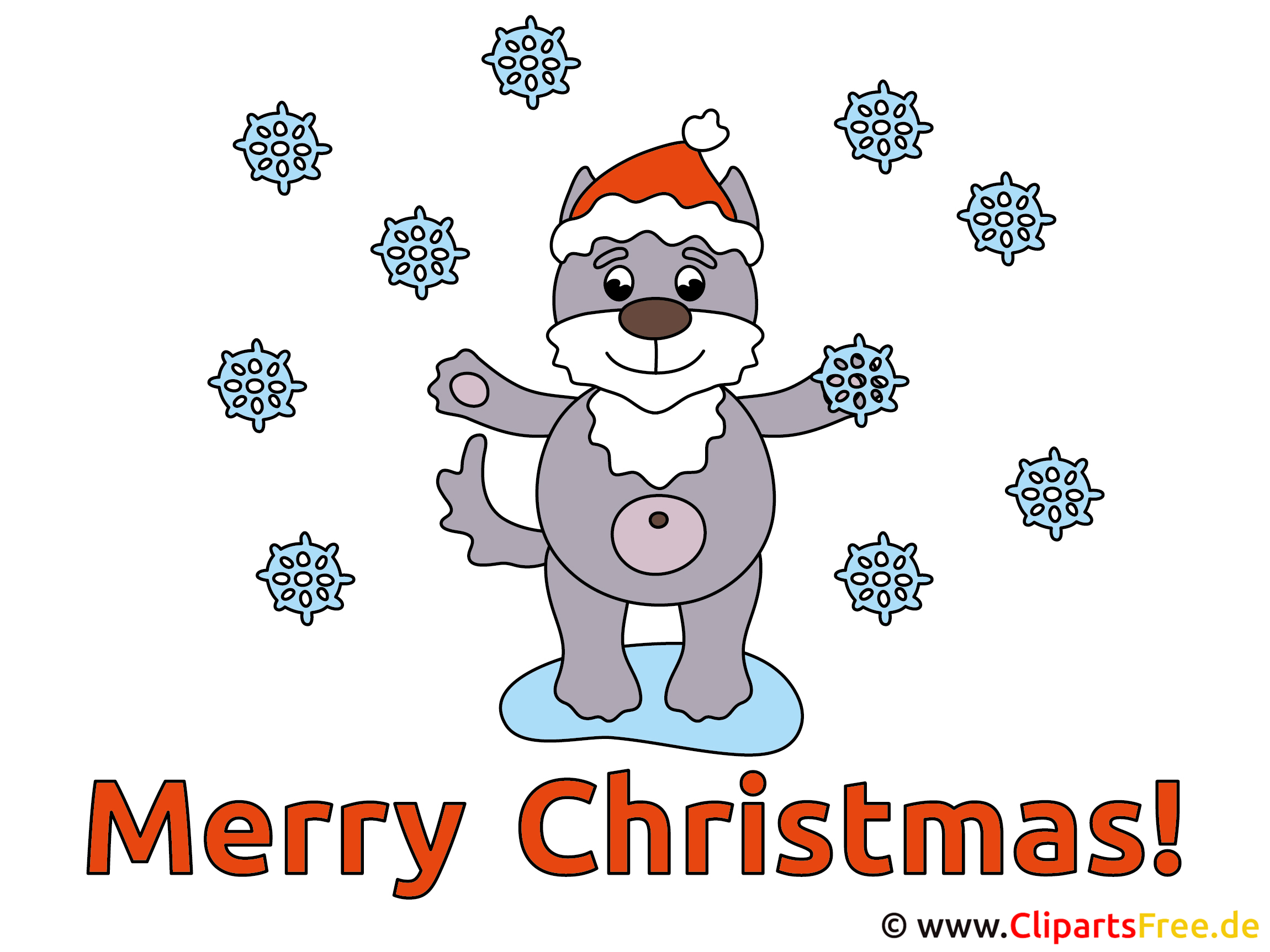 Mery Christmas Clip Art