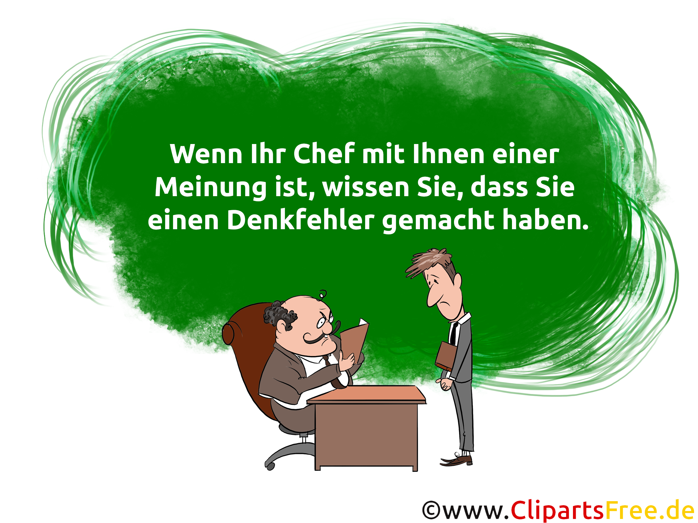 Witziger Spruch über deinen Chef Spruchbilder zum Verschicken