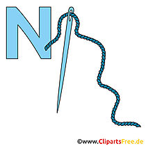 Deutsch Abc - Nadel Bild für Grundschule