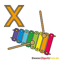 Wörterbuch - Xylophon Bild für Lehrer