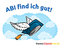 ABI Grußkarte zum Teilen an Freunde