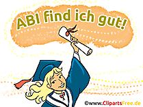 Free Illustration Abi Spruch