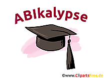 Glückwunschkarte zum Abitur - ABIkalypse