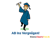 Gratulation zum Abitur Karte