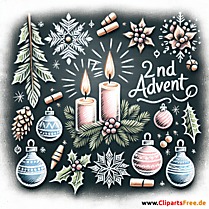 2 Advent Clipart