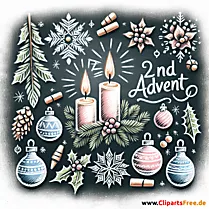 2 Advent Clipart