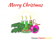 3 Advent Weihnachtsillustration