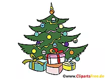 4 Advent Images - Kerstboom op heilige avond