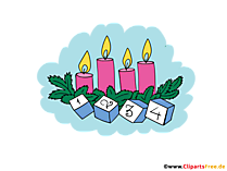 4. Advent Bilder zu Weihnachten kostenlos