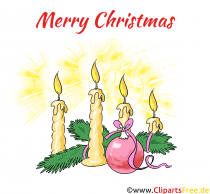 4. Advent Illustration, e-Karte, Clipart