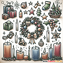 Adventsbiilder Clip Art
