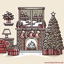 Ilustracija adventskog festivala