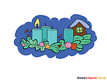 Adventszeit Bild, Clipart, PNG Illustration